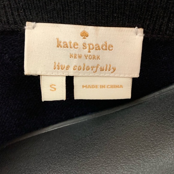 ♠️ Kate Spade Cashmere/Wool Blend Size S Block Stripped Sweater. - Picture 8 of 10